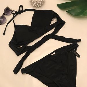 Adore Me Wrap Detail Bikini Set